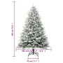 Künstlicher Weihnachtsbaum mit Schnee PVC und grünem PE 180 cm von vidaXL, Weihnachtsbäume - Ref: Foro24-328494, Preis: 194,6...