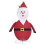 Decorative Christmas Santa Claus with LED lights, luxurious fabric, 60 cm. by vidaXL, Christmas lights - Ref: Foro24-328497, ...