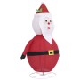 Decorative Christmas Santa Claus with LED lights, luxurious fabric, 60 cm. by vidaXL, Christmas lights - Ref: Foro24-328497, ...