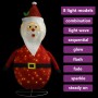 Papá Noel de Navidad decorativo con LED tela lujosa 120 cm de vidaXL, Luces de Navidad - Ref: Foro24-328499, Precio: 81,99 €,...