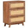 Aparador de madera maciza de mango 61x35x76 cm de vidaXL, Aparadores - Ref: Foro24-323595, Precio: 255,99 €, Descuento: %