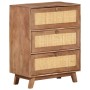 Aparador de madera maciza de mango 61x35x76 cm de vidaXL, Aparadores - Ref: Foro24-323595, Precio: 255,99 €, Descuento: %