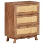 Aparador de madera maciza de mango 61x35x76 cm de vidaXL, Aparadores - Ref: Foro24-323595, Precio: 255,99 €, Descuento: %