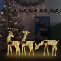 Christmas reindeer family golden mesh warm white 270x7x90 cm by vidaXL, Christmas lights - Ref: Foro24-328503, Price: 128,07 ...