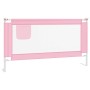 Barandilla de seguridad cama de niño rosa tela 150x25 cm de vidaXL, Barandillas de seguridad - Ref: Foro24-10202, Precio: 37,...