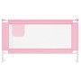 Barandilla de seguridad cama de niño rosa tela 150x25 cm de vidaXL, Barandillas de seguridad - Ref: Foro24-10202, Precio: 37,...