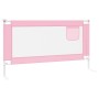 Barandilla de seguridad cama de niño rosa tela 150x25 cm de vidaXL, Barandillas de seguridad - Ref: Foro24-10202, Precio: 37,...