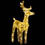 Christmas decoration reindeer and acrylic sleigh 280x28x55 cm by vidaXL, Christmas lights - Ref: Foro24-328524, Price: 131,50...