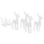 Christmas decoration reindeer and acrylic sleigh 280x28x55 cm by vidaXL, Christmas lights - Ref: Foro24-328524, Price: 131,50...