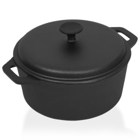 Cast iron pot Ø26.5 cm by vidaXL, tall pots - Ref: Foro24-313362, Price: 43,85 €, Discount: %