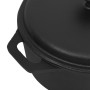 Cast iron pot Ø26.5 cm by vidaXL, tall pots - Ref: Foro24-313362, Price: 49,23 €, Discount: %