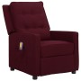 Massagesessel aus violettem Stoff von vidaXL, Elektrische Massagesessel - Ref: Foro24-338973, Preis: 145,37 €, Rabatt: %