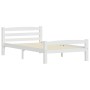 Bed frame with 2 drawers white pine wood 90x200 cm by vidaXL, Beds and slatted bases - Ref: Foro24-3060486, Price: 218,54 €, ...