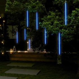 Meteorlichter 8 Stück blau 288 LEDs für drinnen und draußen von vidaXL, Schläuche und Lichterketten - Ref: Foro24-328554, Pre...