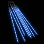 Meteor lights 8 pcs blue 288 LEDs indoor outdoor by vidaXL, Hoses and string lights - Ref: Foro24-328554, Price: 24,99 €, Dis...