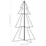 Weihnachtsbaum 160 LEDs drinnen und draußen 78x120 cm von vidaXL, Weihnachtsbäume - Ref: Foro24-328564, Preis: 42,33 €, Rabat...