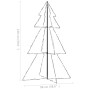 Christmas tree 200 LED lights indoor and outdoor 98x150 cm by vidaXL, Christmas trees - Ref: Foro24-328574, Price: 50,99 €, D...