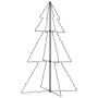 Árbol de Navidad 200 luces LED interior y exterior 98x150 cm de vidaXL, Arboles de navidad - Ref: Foro24-328577, Precio: 50,0...