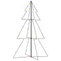 Árbol de Navidad 200 luces LED interior y exterior 98x150 cm de vidaXL, Arboles de navidad - Ref: Foro24-328579, Precio: 50,0...