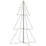 Árbol de Navidad 240 luces LED interior y exterior 118x180 cm de vidaXL, Arboles de navidad - Ref: Foro24-328581, Precio: 57,...