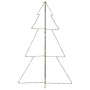 Árbol de Navidad 240 luces LED interior y exterior 118x180 cm de vidaXL, Arboles de navidad - Ref: Foro24-328581, Precio: 57,...