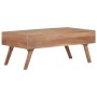 Mesa de centro de madera maciza de mango 100x60x40 cm de vidaXL, Mesas de centro - Ref: Foro24-323599, Precio: 153,99 €, Desc...