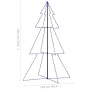 Christmas tree with 240 LED lights for indoor and outdoor use, 118x180 cm. by vidaXL, Christmas trees - Ref: Foro24-328584, P...