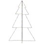 Árbol de Navidad 240 luces LED interior y exterior 118x180 cm de vidaXL, Arboles de navidad - Ref: Foro24-328585, Precio: 57,...