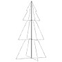 Árbol de Navidad 300 luces LED interior y exterior 120x220 cm de vidaXL, Arboles de navidad - Ref: Foro24-328588, Precio: 68,...