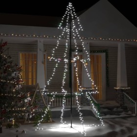 Weihnachtsbaum 360 LED-Leuchten drinnen und draußen 143x250 cm von vidaXL, Weihnachtsbäume - Ref: Foro24-328593, Preis: 74,98...