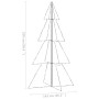 Árbol de Navidad 360 luces LED interior y exterior 143x250 cm de vidaXL, Arboles de navidad - Ref: Foro24-328593, Precio: 74,...