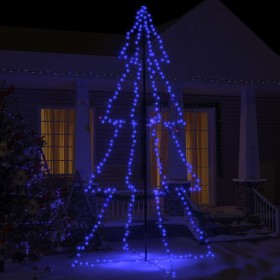 Weihnachtsbaum 360 LED-Leuchten drinnen und draußen 143x250 cm von vidaXL, Weihnachtsbäume - Ref: Foro24-328594, Preis: 75,01...