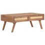 Mesa de centro de madera maciza de mango 100x60x40 cm de vidaXL, Mesas de centro - Ref: Foro24-323599, Precio: 153,99 €, Desc...