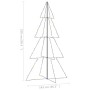 Árbol de Navidad 360 luces LED interior y exterior 143x250 cm de vidaXL, Arboles de navidad - Ref: Foro24-328595, Precio: 100...