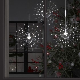 Luz de petardo de navidad exterior blanco frío 140 LEDs 20 cm de vidaXL, Luces de Navidad - Ref: Foro24-328600, Precio: 19,88...