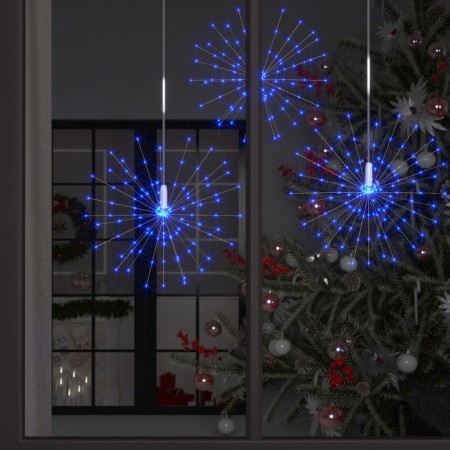 Blue Outdoor Christmas Firecracker Lights 10 pcs 1400 LED 20 cm by vidaXL, Christmas lights - Ref: Foro24-328607, Price: 111,...