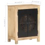 Solid mango wood sideboard 60x35x75 cm by vidaXL, Sideboards - Ref: Foro24-323600, Price: 223,31 €, Discount: %