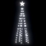 Conical Christmas tree 70 cold white LEDs 50x120 cm by vidaXL, Christmas trees - Ref: Foro24-328689, Price: 38,51 €, Discount: %