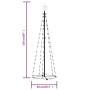 Conical Christmas tree 84 warm white LEDs 50x150 cm by vidaXL, Christmas trees - Ref: Foro24-328692, Price: 46,99 €, Discount: %