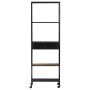 Rough mango wood and iron shelf 60x35x180 cm by vidaXL, Bookcases and shelves - Ref: Foro24-323735, Price: 161,85 €, Discount: %