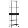 Rough mango wood and iron shelf 60x35x180 cm by vidaXL, Bookcases and shelves - Ref: Foro24-323735, Price: 161,85 €, Discount: %