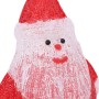 Figura de Papá Noel de acrílico navideño LED 28 cm de vidaXL, Luces de Navidad - Ref: Foro24-328786, Precio: 47,42 €, Descuen...