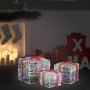 Decorative acrylic Christmas gift box, 3 pieces in different colors. by vidaXL, Christmas lights - Ref: Foro24-328793, Price:...