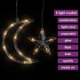 Star and moon lights 138 warm white LEDs with remote control by vidaXL, Christmas lights - Ref: Foro24-328794, Price: 21,27 €...