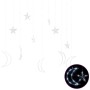 Star and moon lights 138 cold white LEDs with remote control by vidaXL, Christmas lights - Ref: Foro24-328795, Price: 18,99 €...