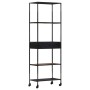 Rough mango wood and iron shelf 60x35x180 cm by vidaXL, Bookcases and shelves - Ref: Foro24-323735, Price: 161,85 €, Discount: %