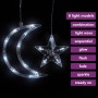 Star and moon lights 138 cold white LEDs with remote control by vidaXL, Christmas lights - Ref: Foro24-328795, Price: 18,99 €...