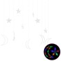 Star and moon lights 138 colorful LEDs with remote control by vidaXL, Christmas lights - Ref: Foro24-328797, Price: 23,01 €, ...