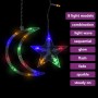 Star and moon lights 138 colorful LEDs with remote control by vidaXL, Christmas lights - Ref: Foro24-328797, Price: 23,01 €, ...