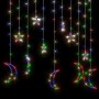 Star and moon lights 138 colorful LEDs with remote control by vidaXL, Christmas lights - Ref: Foro24-328797, Price: 23,01 €, ...